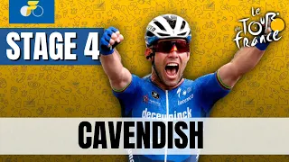 CAVENDISH RETURNS TO VICTORY on TOUR and makes 31 | Highlights Stage 4 Tour de France 2021