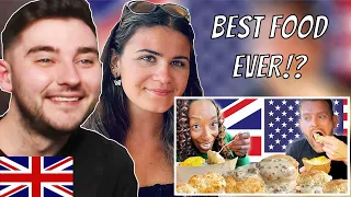 British Couple Reacts to Brits Try Biscuits and Gravy For The First Time In The USA!