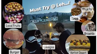 Leh- Ladakh Best Places to Eat | Different Cuisines | Budgetfriendly | Local food | Thukpa | Chang