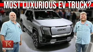 GMC Sierra EV First Look - Best New EV Truck? 2023 Detroit Auto Show