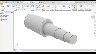 Пробка (модель и чертеж в системе Autodesk Inventor)