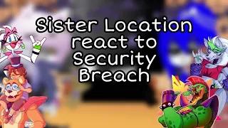 •Sister Location react to Security Breach•Fnaf•TW:Flash•