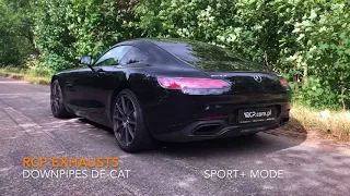 Mercedes AMG GT-S | RCP Exhausts | Downpipe de-cat exhaust