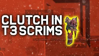 Never Panic . Clutch in Scrims .