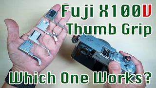 Which Thumb Grip for Fujifilm X100V and X100V? | JJC, Haoge, YC Onion, Lensmate