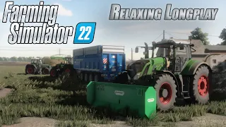 Farming Simulator 22 // Relaxing Longplay //  Map Polowa // Закладка силосной ямы, внесение органики