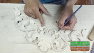 Wood carving. Baroque. Manufacturing process.