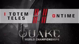 Quake - I Totem Teles vs. OnTime [4v4] - Quake World Championships - Ro8 NA Qualifier #1