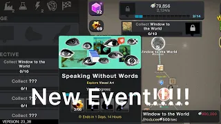 Cell to singularity New Event Speaking Without Words Beta testing Version 23.38