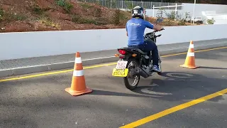 Teste de moto DETRAN COLOMBO/PR