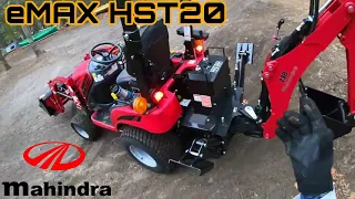 Mahindra eMAX 20S HST Subcompact Tractor with Loader & Backhoe