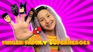 Finger Family Superheros | Kids Songs and Nursery Rhymes | BalaLand