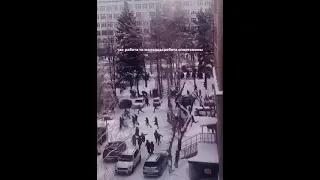 23 января в Челябинске. Участники акции протеста убегают от полицейских
