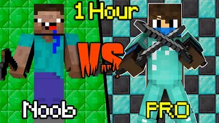 ONE HOUR of NOOB vs. PRO - Minecraft Animation Part 2