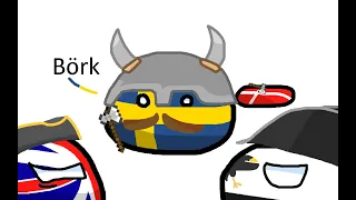 Uniting Europe under the Swedish flag in Countryballs at War.