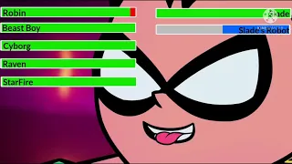 Teen Titans Go to the Movies (2018)  Final Battle with Healthbars