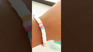 Making a summer clay bead bracelet using my bracelet spinner!!!