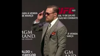 when conor mcgregor said I own this town front of booing Brazilian fans