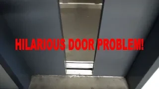 Hilarious Elevator Fail! Broken Controller Causes Elevator Door To Malfunction!