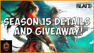 Conquerors Blade Season 15 Eternal Details and Giveaway