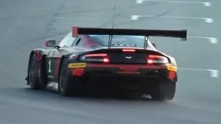 Pure Sound! Aston Martin Vantage V12 GT3 Race car Sounds