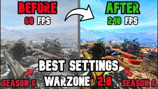 BEST PC Settings for Warzone 2 SEASON 6! (Optimize FPS & Visibility)