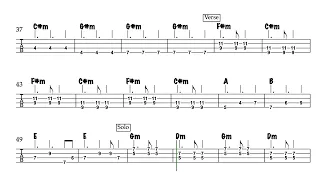 And I Love Her - The Beatles bass tab