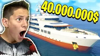 IL MIO YACHT da 40.000.000$ GIGANTE su GTA 5!! 😱 *INCREDIBILE*