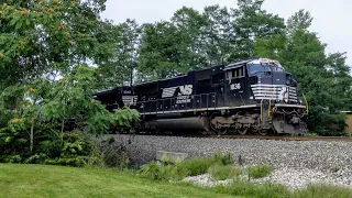 Loud Jointed Rail - Short Fast NS Intermodal 206 at 60MPH!! - SD70ACC #1836 K5LA & SD70ACe #1042