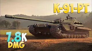 K-91-PT - 7 Kills 7.8K DMG - Extraordinary! - World Of Tanks