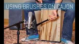 Using Brushes on Cajon // Lesson