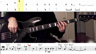 Earth, Wind & Fire - Can't Hide Love (Bass Line w/ tabs and standard notation)