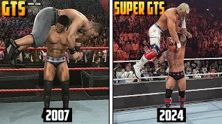 CM Punk Evolution in WWE / AEW Games (WWE SvR 2008 - WWE 2K24) !!!