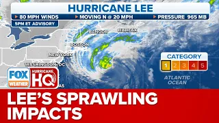Hurricane Lee Expected To Produce Tropical Storm-Force Winds Along Coastal New England