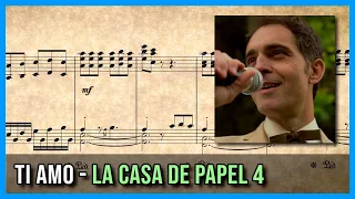 Ti Amo - La Casa de Papel 4 | Piano Sheet Music 🎼