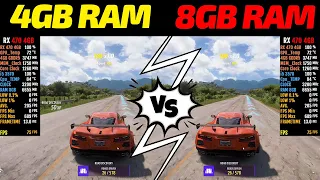 Forza Horizon 5 ► 4GB vs 8GB - Ram Test