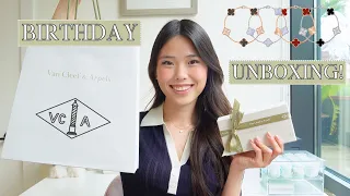 VAN CLEEF AND ARPELS 5 MOTIF UNBOXING | Birthday haul p2, Rose Gold Guilloche and Carnelian Review!