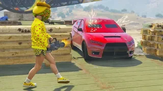 MINIGUN vs KURUMA BLINDADO! - GTA V ONLINE - GTA 5 ONLINE