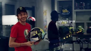 Valentino Rossi’s AGV Pista GP RR SOLELUNA 2021 The making of