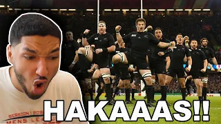 NFL FAN Reacts to BEST HAKAS IN RUGBY HISTORY (All Blacks, Samoa & MORE)