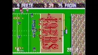 Tecmo Super Bowl (SNES) Detroit Lions vs San Francisco 49ers