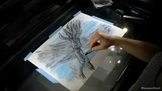 Charcoal animation for short story