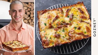 Carbonara Detroit Style Pizza | Luis Perez | Gozney Dome