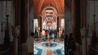 Hyperlapse through the Vatican Rome Italy