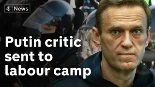 Russian opposition leader Navalny jailed for two years and eight months