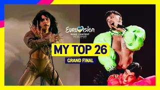 Eurovision 2023: My Top 26 (Grand Final)