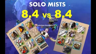 ALBION ONLINE SOLO MISTS! 8.4 DEATHGIVERS VS 8.4 DOUBLE BLADED STAFF