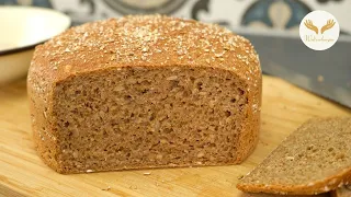 So backst du in 1 Stunde ein gesundes Vollkornbrot zum abnehmen!