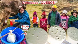 FAMILIA DE TUPAC AMARU me ENSEÑA A PREPARAR DELICIOSOS QUESOS | HUAYHUASH, Jordy Aventurero