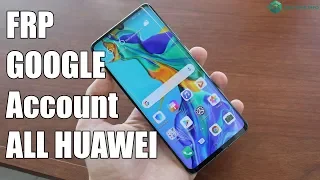 Bypass FRP Google Account All HUAWEI Android 8 | 9  Update